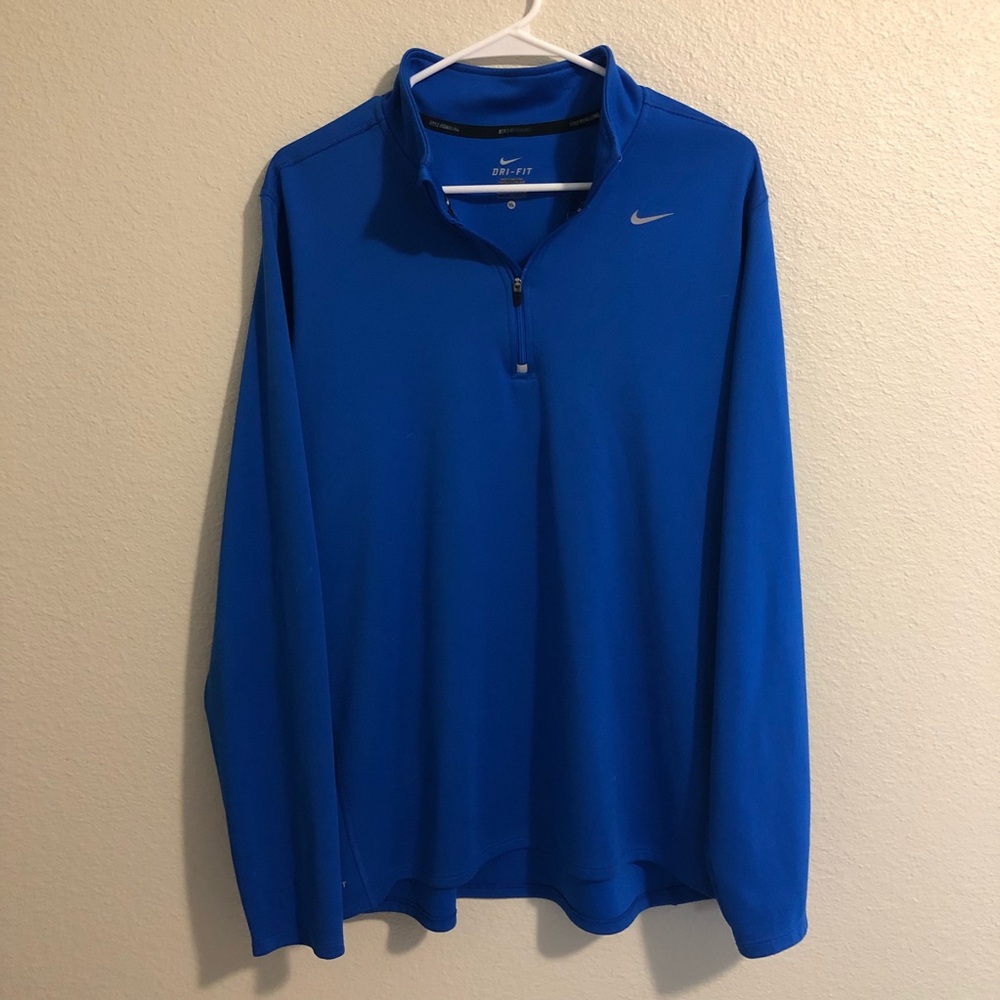 Nike Dri-Fit Long Sleeve Zip Up Tee